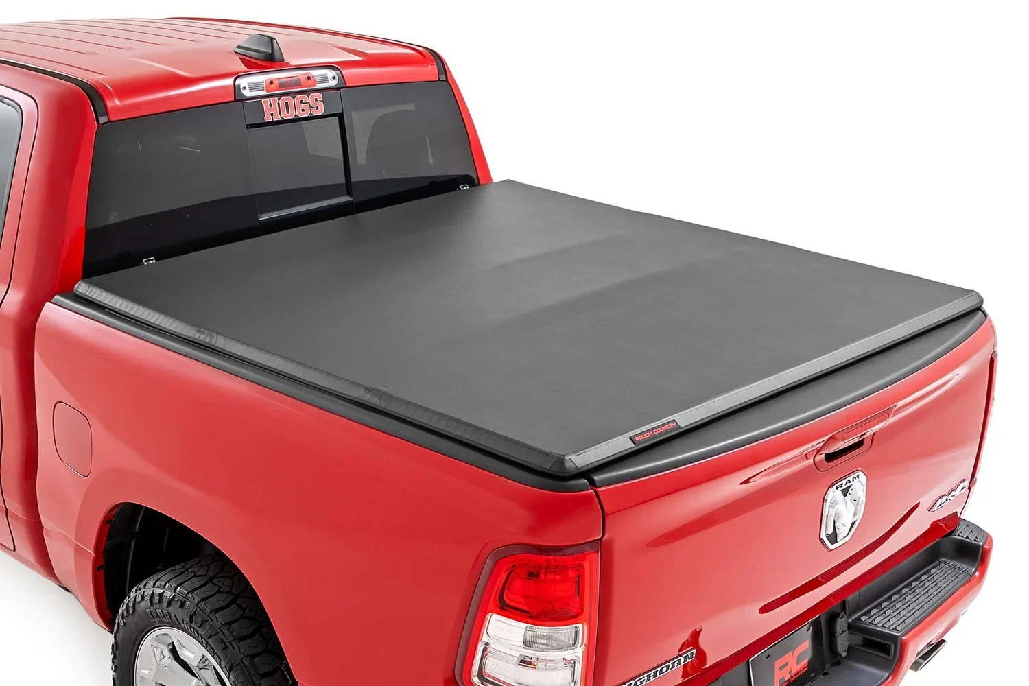 Soft Tri-Fold Bed Cover - 6'4_ Bed - Ram 1500 (19-25)_1500 TRX (21-24)